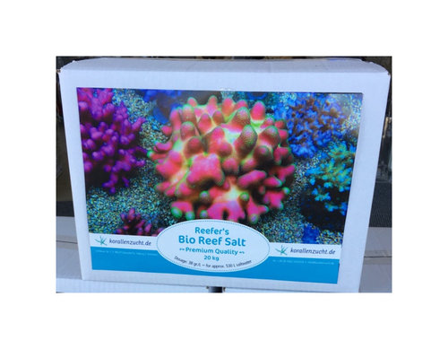 Korallen Zucht Reefers Bio Reef Salt Premium 20 Kg